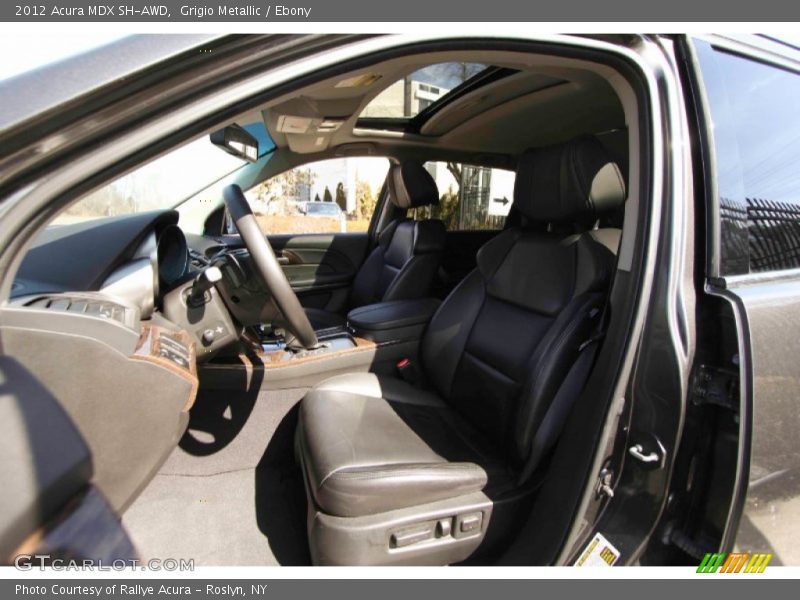 Grigio Metallic / Ebony 2012 Acura MDX SH-AWD