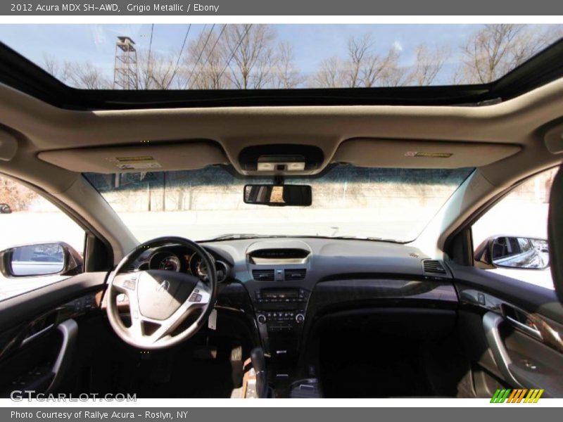 Grigio Metallic / Ebony 2012 Acura MDX SH-AWD