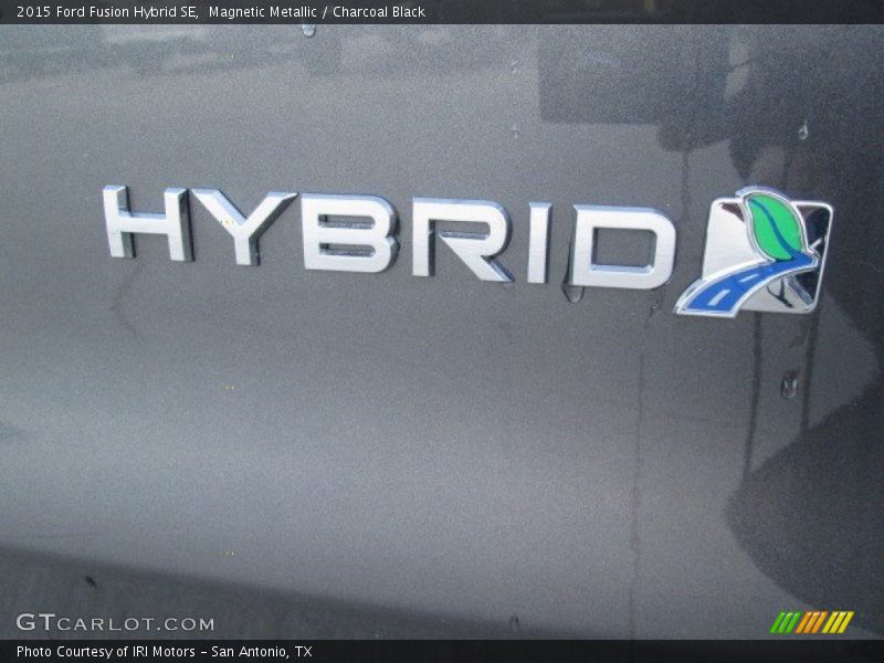 Magnetic Metallic / Charcoal Black 2015 Ford Fusion Hybrid SE