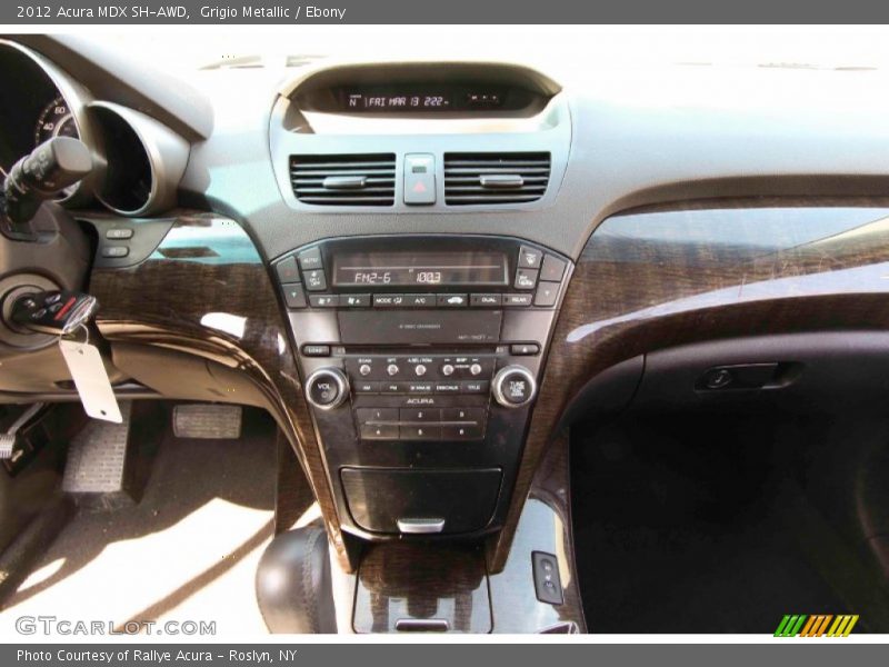 Grigio Metallic / Ebony 2012 Acura MDX SH-AWD