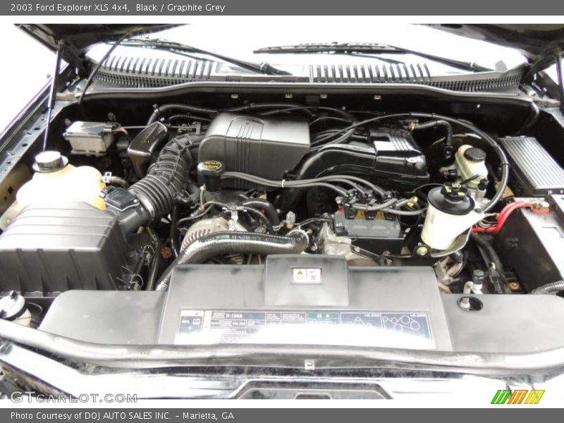 Black / Graphite Grey 2003 Ford Explorer XLS 4x4