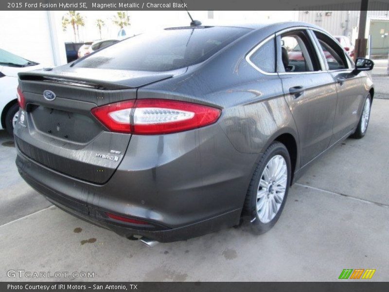 Magnetic Metallic / Charcoal Black 2015 Ford Fusion Hybrid SE