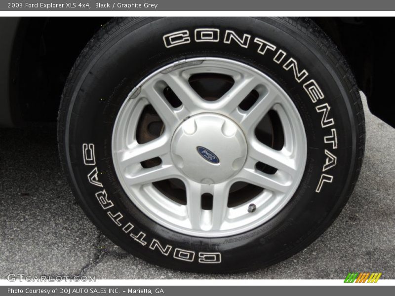 Black / Graphite Grey 2003 Ford Explorer XLS 4x4