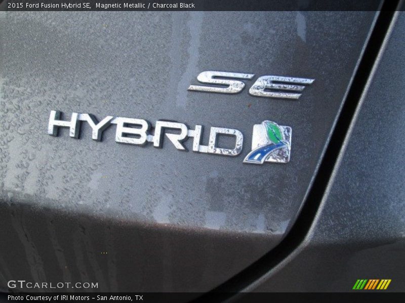 Magnetic Metallic / Charcoal Black 2015 Ford Fusion Hybrid SE