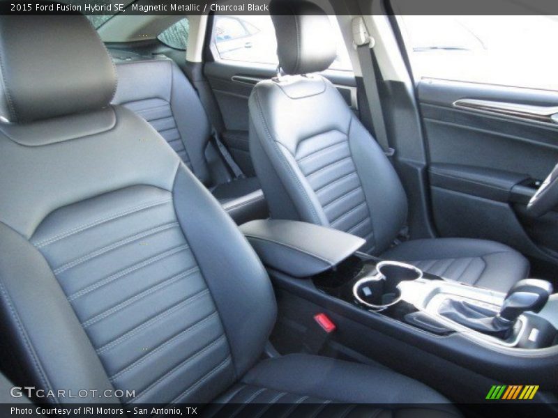 Magnetic Metallic / Charcoal Black 2015 Ford Fusion Hybrid SE