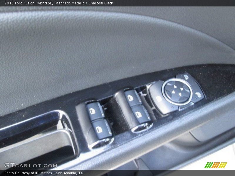 Magnetic Metallic / Charcoal Black 2015 Ford Fusion Hybrid SE