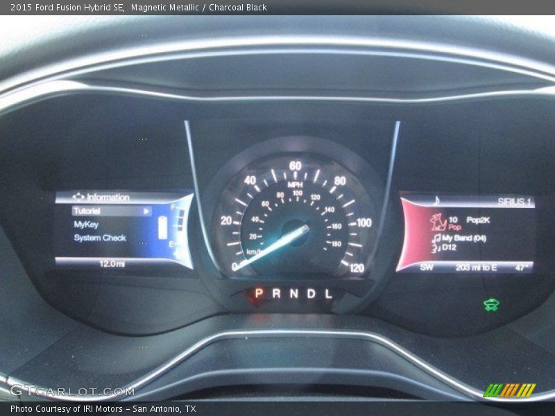 Magnetic Metallic / Charcoal Black 2015 Ford Fusion Hybrid SE