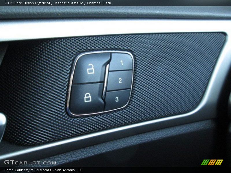 Magnetic Metallic / Charcoal Black 2015 Ford Fusion Hybrid SE