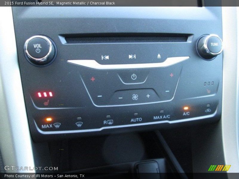 Magnetic Metallic / Charcoal Black 2015 Ford Fusion Hybrid SE