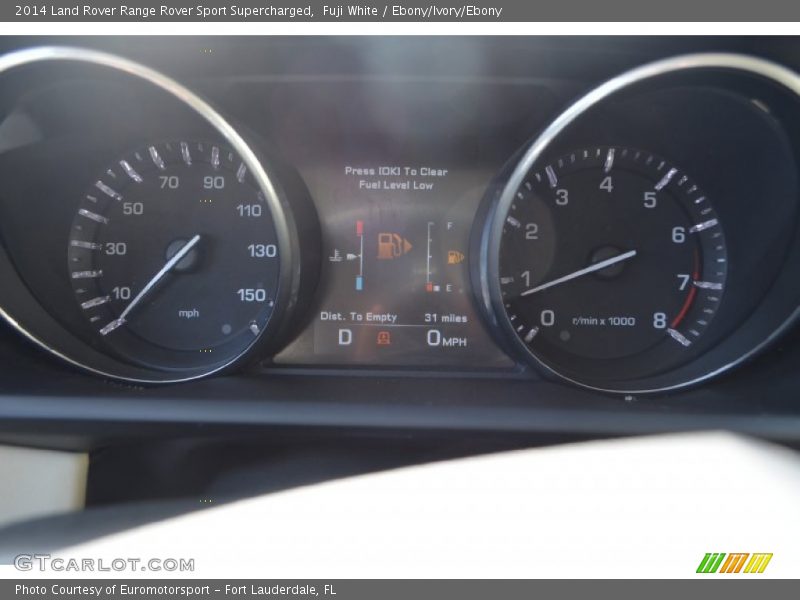 Fuji White / Ebony/Ivory/Ebony 2014 Land Rover Range Rover Sport Supercharged