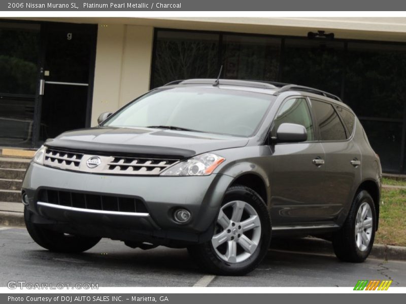 Platinum Pearl Metallic / Charcoal 2006 Nissan Murano SL