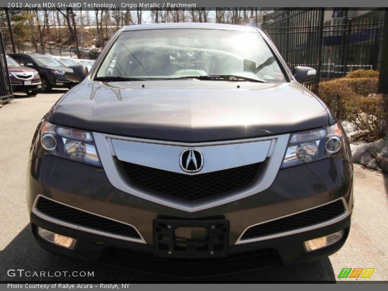 Grigio Metallic / Parchment 2012 Acura MDX SH-AWD Technology