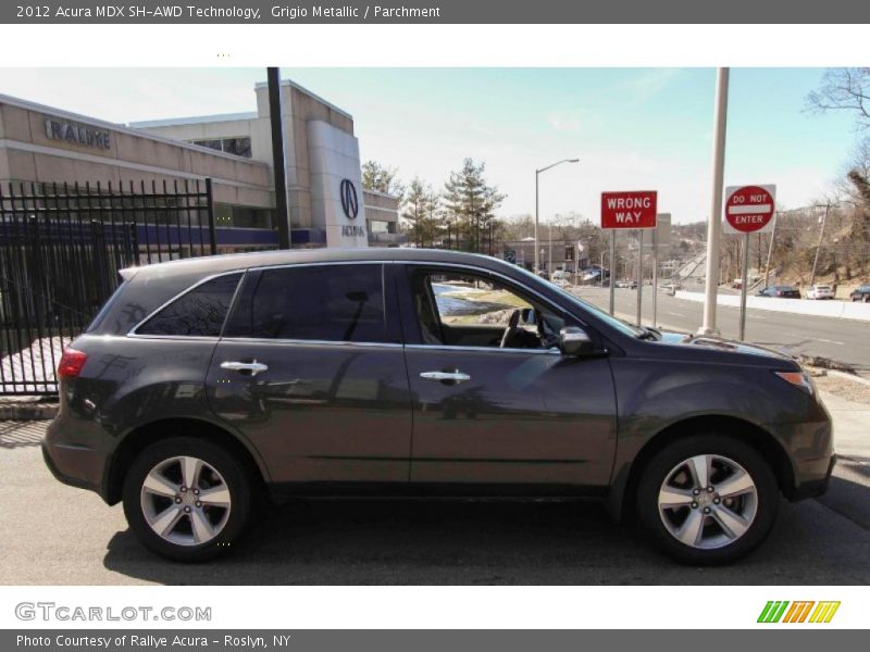 Grigio Metallic / Parchment 2012 Acura MDX SH-AWD Technology