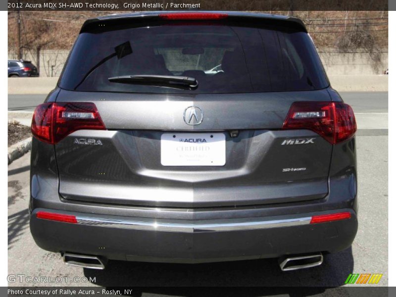Grigio Metallic / Parchment 2012 Acura MDX SH-AWD Technology