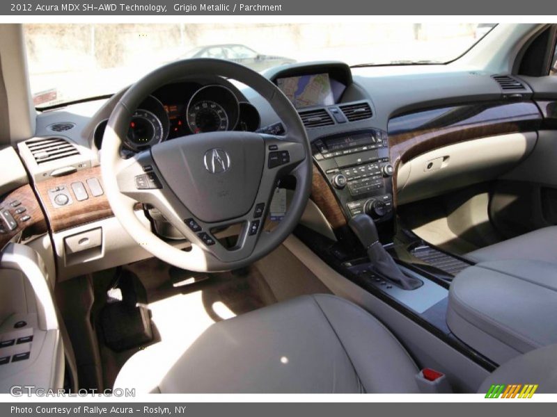 Grigio Metallic / Parchment 2012 Acura MDX SH-AWD Technology