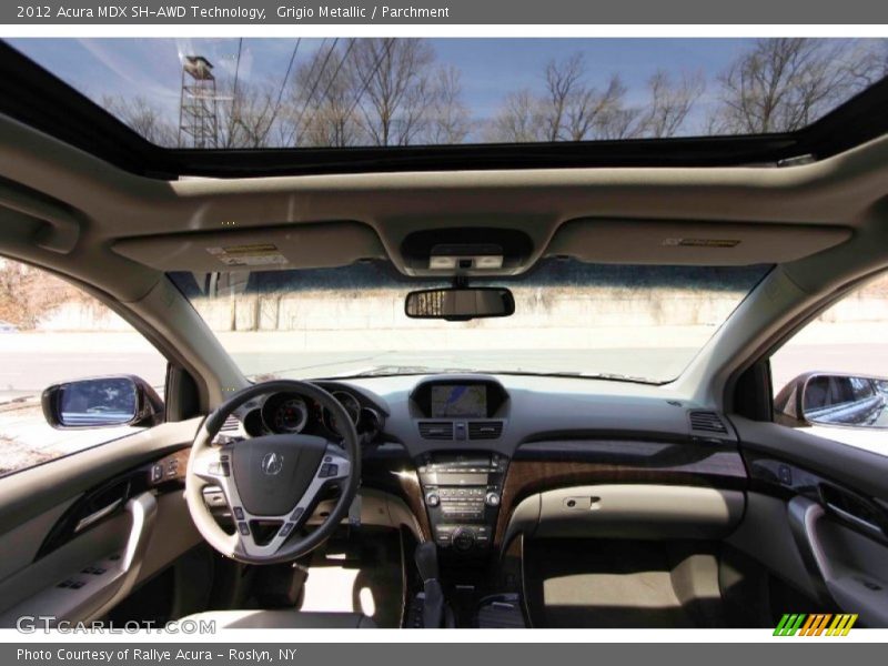 Grigio Metallic / Parchment 2012 Acura MDX SH-AWD Technology