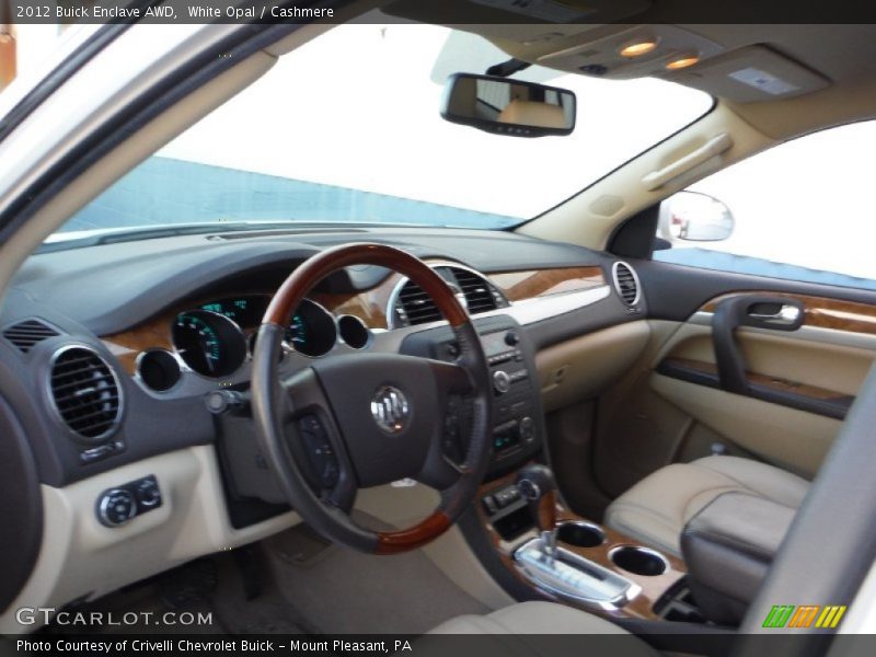 White Opal / Cashmere 2012 Buick Enclave AWD