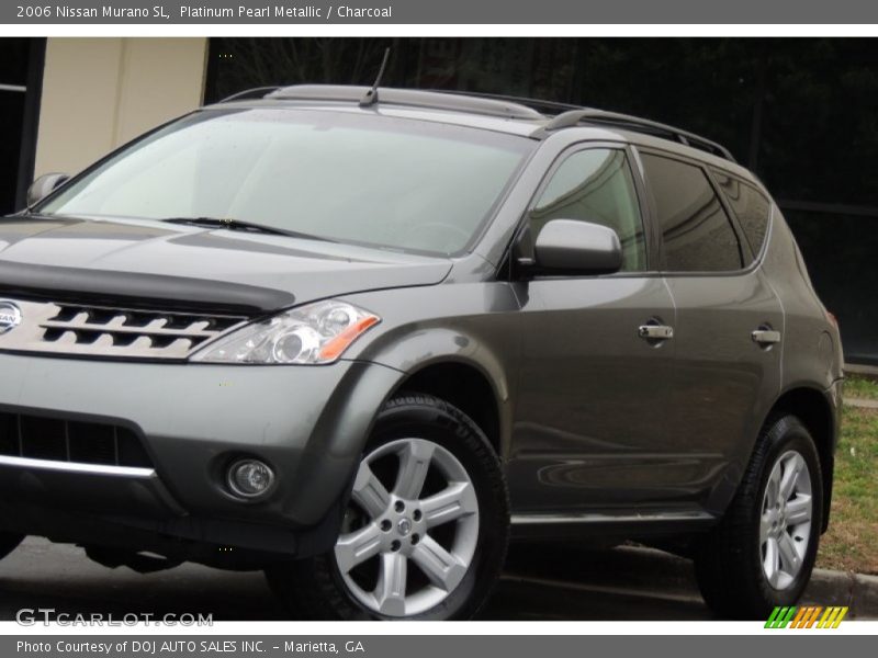 Platinum Pearl Metallic / Charcoal 2006 Nissan Murano SL
