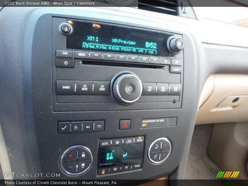 White Opal / Cashmere 2012 Buick Enclave AWD