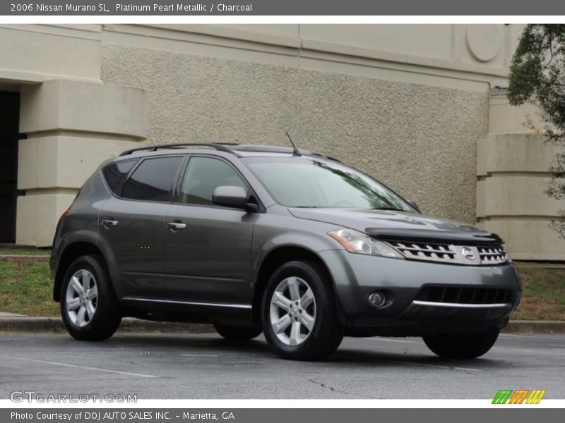 Platinum Pearl Metallic / Charcoal 2006 Nissan Murano SL