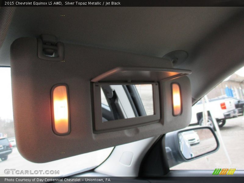 Silver Topaz Metallic / Jet Black 2015 Chevrolet Equinox LS AWD