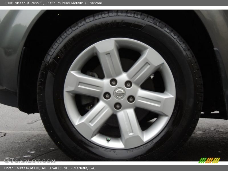 Platinum Pearl Metallic / Charcoal 2006 Nissan Murano SL