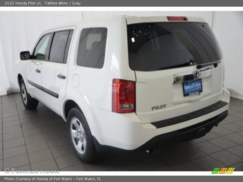 Taffeta White / Gray 2015 Honda Pilot LX