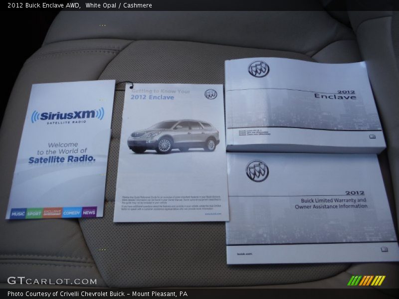 White Opal / Cashmere 2012 Buick Enclave AWD