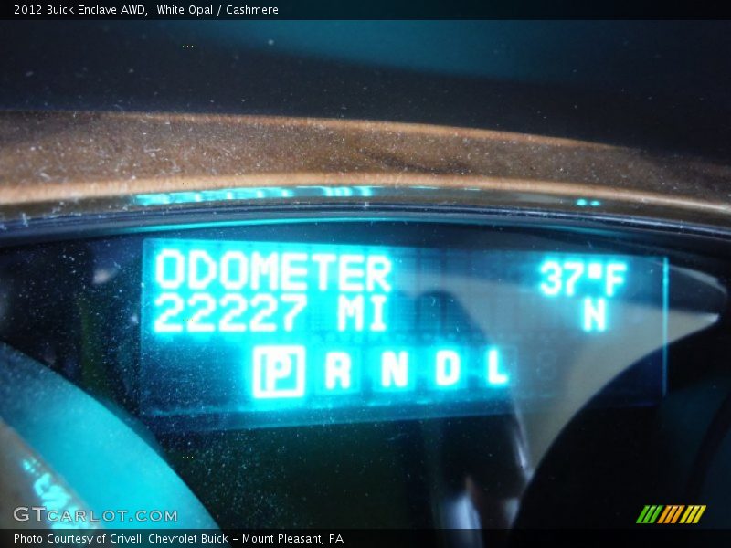White Opal / Cashmere 2012 Buick Enclave AWD