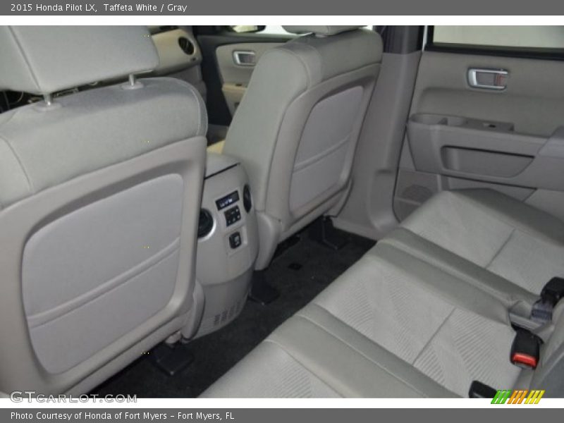 Taffeta White / Gray 2015 Honda Pilot LX