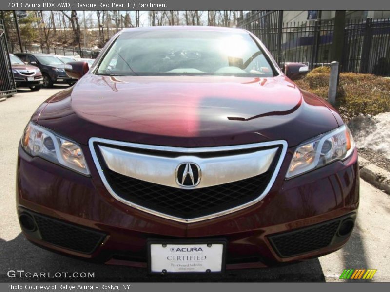Basque Red Pearl II / Parchment 2013 Acura RDX AWD