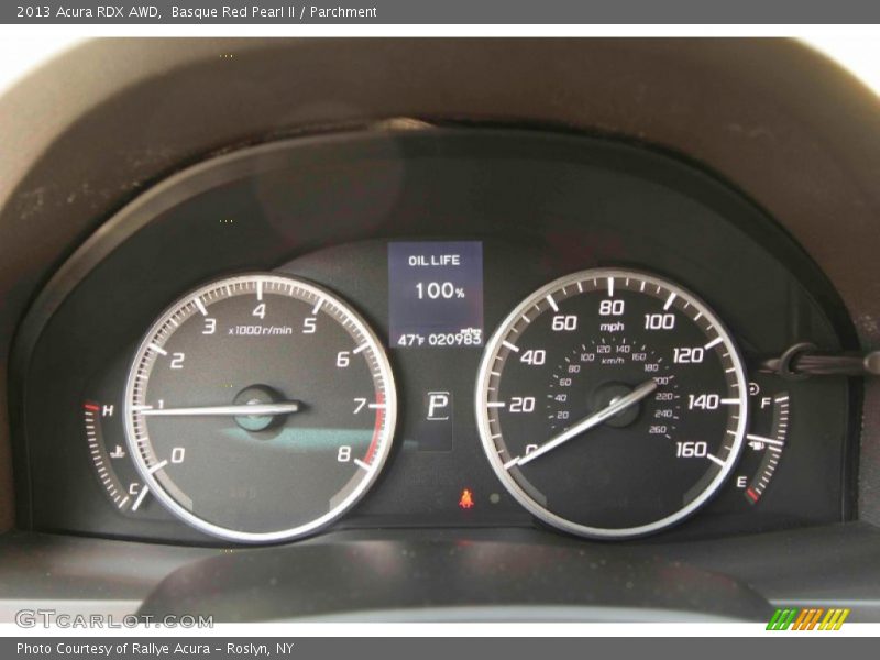 Basque Red Pearl II / Parchment 2013 Acura RDX AWD