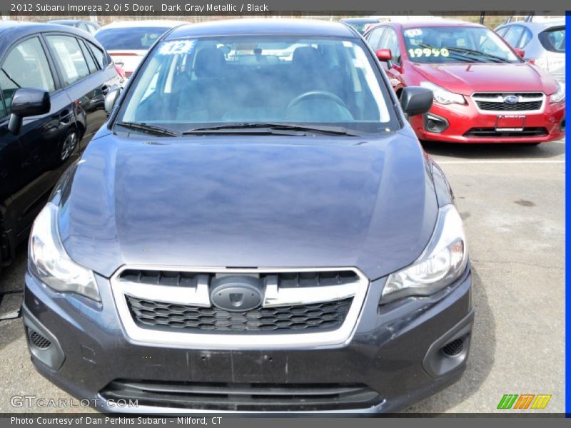 Dark Gray Metallic / Black 2012 Subaru Impreza 2.0i 5 Door