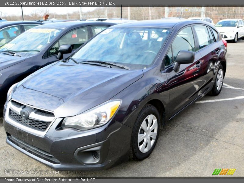 Dark Gray Metallic / Black 2012 Subaru Impreza 2.0i 5 Door