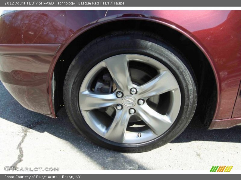 Basque Red Pearl / Taupe 2012 Acura TL 3.7 SH-AWD Technology