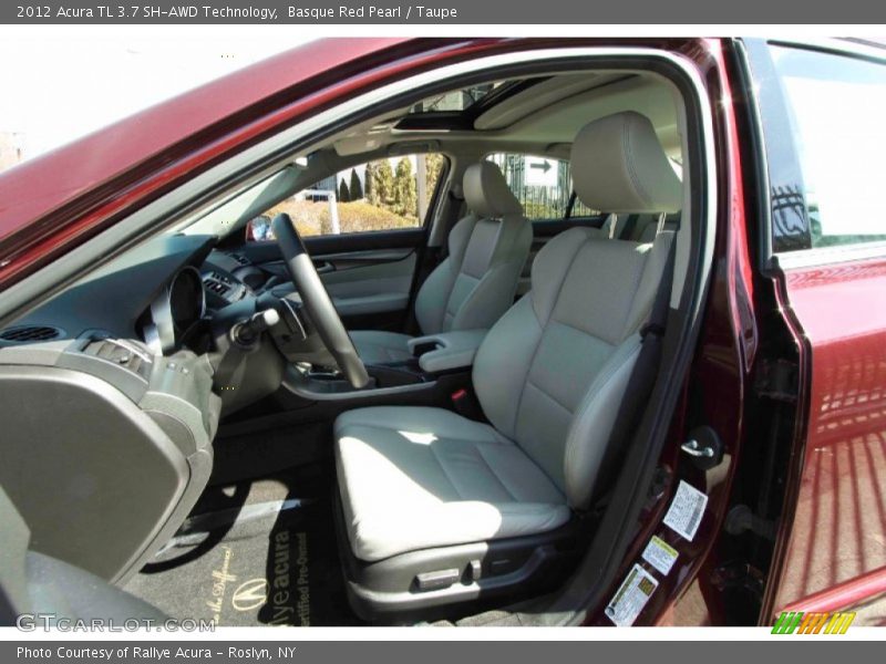 Basque Red Pearl / Taupe 2012 Acura TL 3.7 SH-AWD Technology