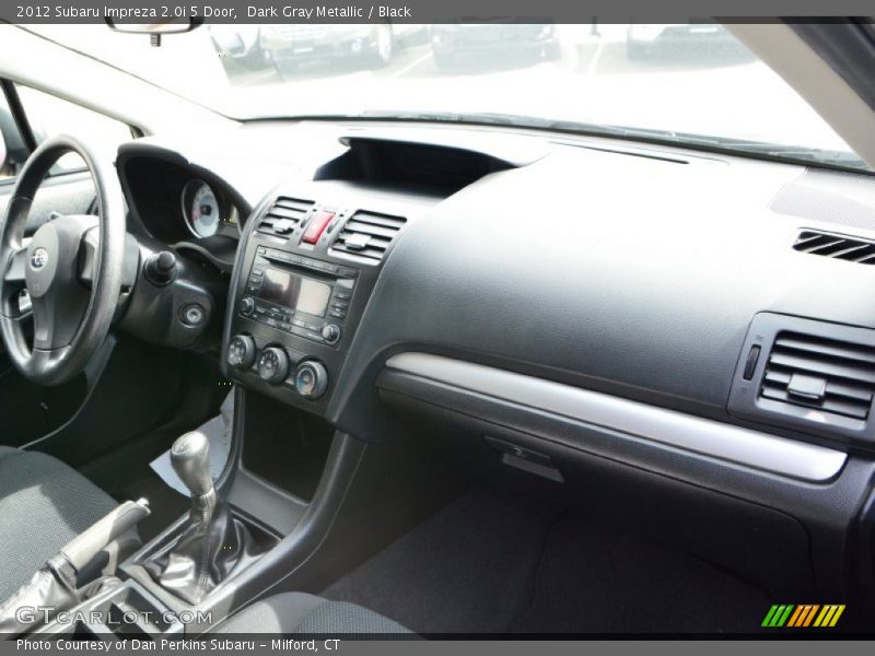 Dark Gray Metallic / Black 2012 Subaru Impreza 2.0i 5 Door