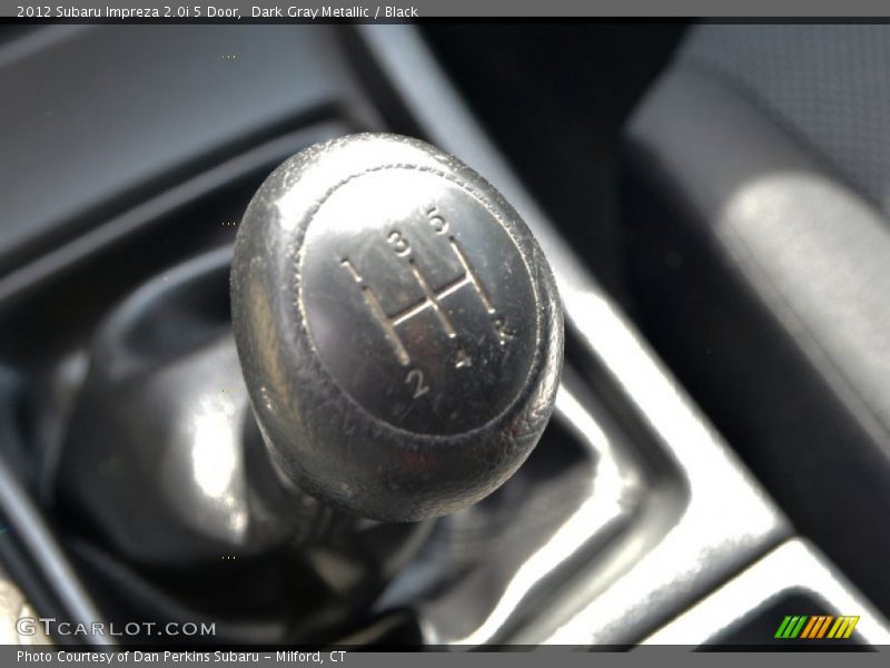 Dark Gray Metallic / Black 2012 Subaru Impreza 2.0i 5 Door