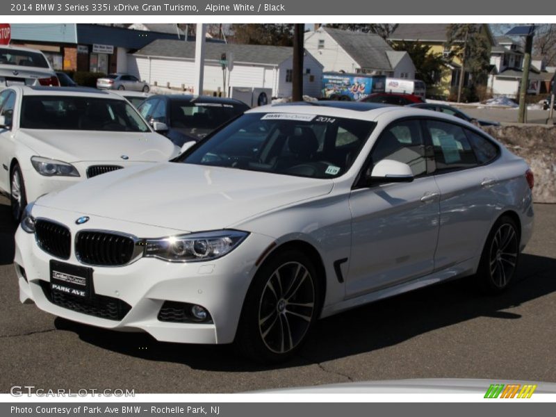 Alpine White / Black 2014 BMW 3 Series 335i xDrive Gran Turismo