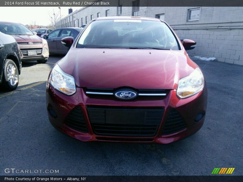 Ruby Red / Charcoal Black 2014 Ford Focus SE Hatchback