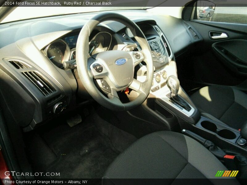 Ruby Red / Charcoal Black 2014 Ford Focus SE Hatchback