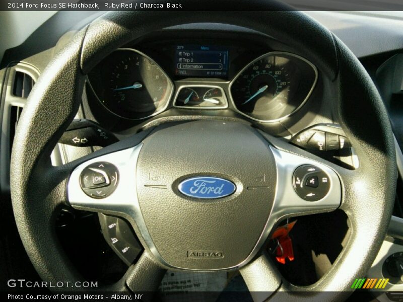 Ruby Red / Charcoal Black 2014 Ford Focus SE Hatchback