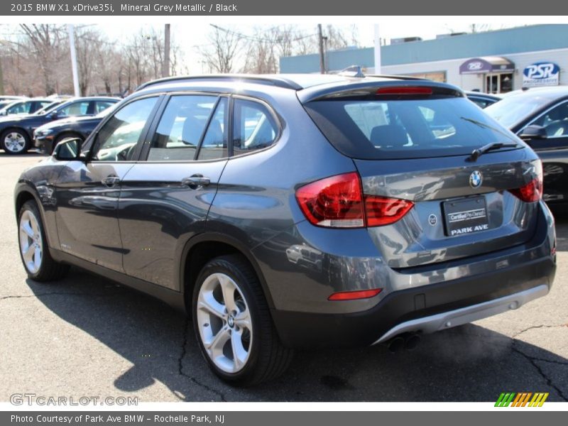 Mineral Grey Metallic / Black 2015 BMW X1 xDrive35i