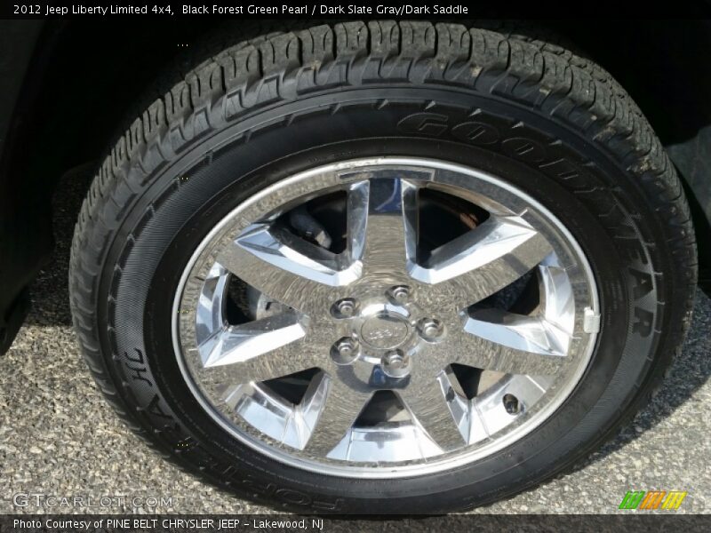 Black Forest Green Pearl / Dark Slate Gray/Dark Saddle 2012 Jeep Liberty Limited 4x4