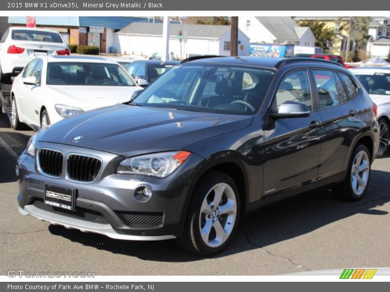 Mineral Grey Metallic / Black 2015 BMW X1 xDrive35i