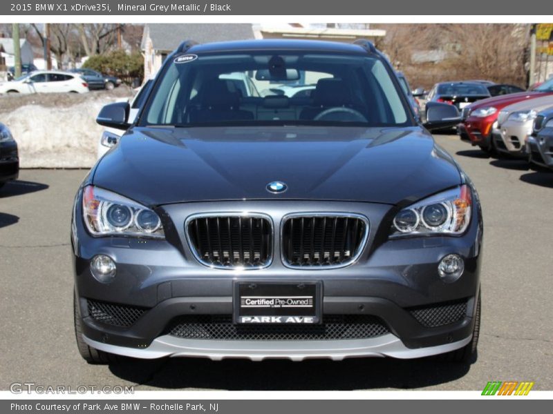 Mineral Grey Metallic / Black 2015 BMW X1 xDrive35i