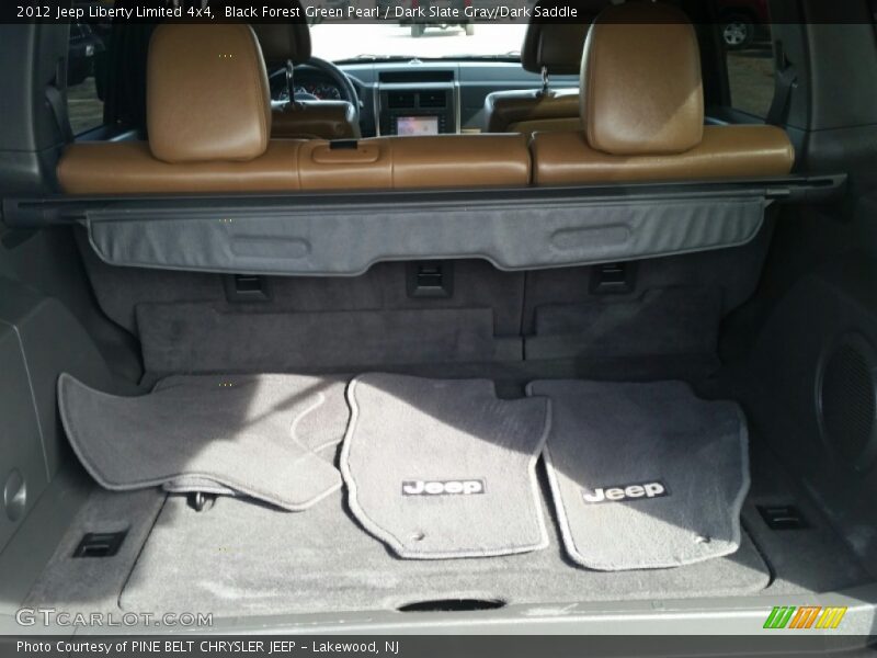 Black Forest Green Pearl / Dark Slate Gray/Dark Saddle 2012 Jeep Liberty Limited 4x4