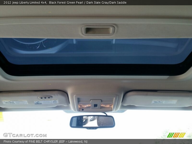 Black Forest Green Pearl / Dark Slate Gray/Dark Saddle 2012 Jeep Liberty Limited 4x4