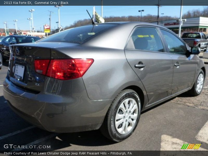 Gunmetal Grey / Black 2013 Kia Forte EX