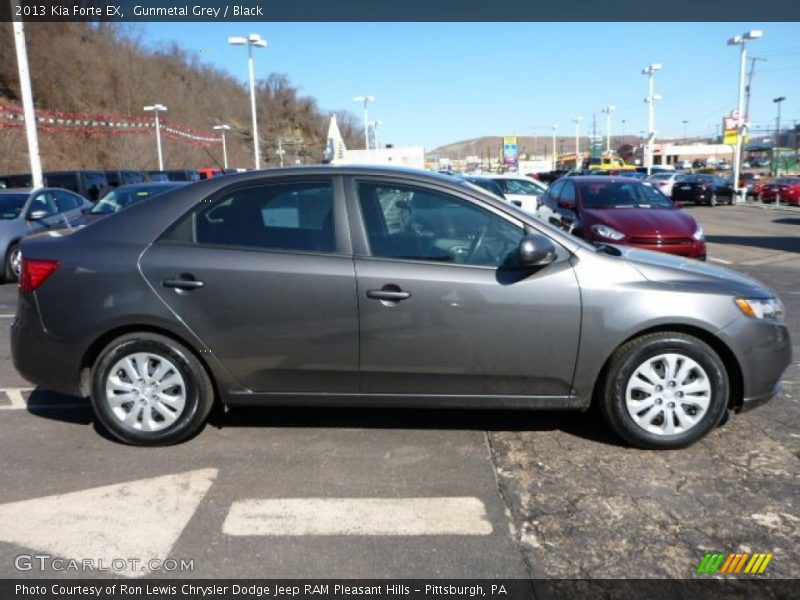 Gunmetal Grey / Black 2013 Kia Forte EX